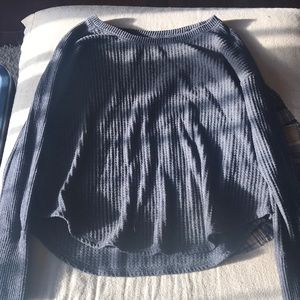 MUDD waffle knit long sleeve